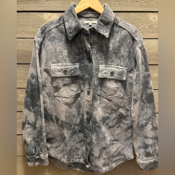 PacSun Tie-Dye Corduroy Shacket - Picture 2 of 6